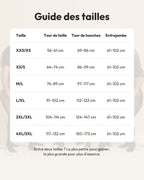 Guide des tailles du collant polaire
